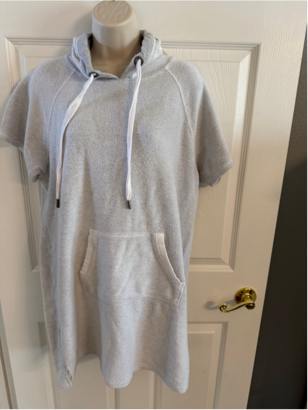 Marc New York Hooded French Terry Coverup Tunic Dress M